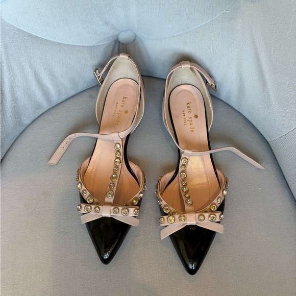 Kate Spade Black and Pink Flats - Picture 4 of 12